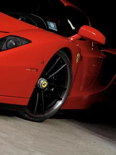 передняя часть, энзо, enzo, красный, red, ferrari, феррари