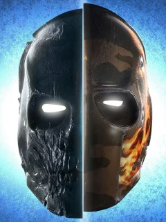 маски, army of two, для глаз, прорези, череп