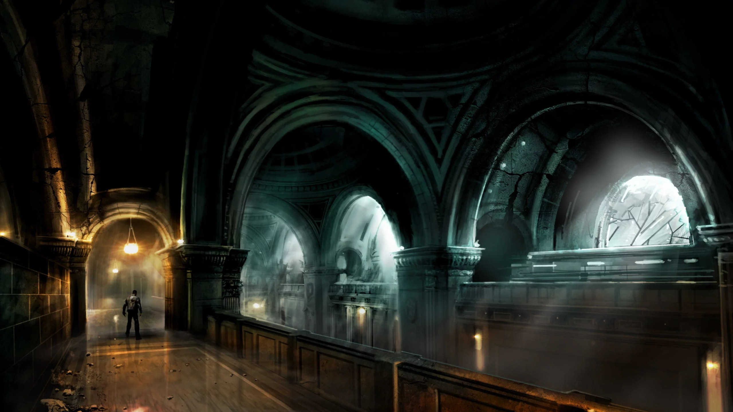 pс, alone in the dark, artwork
