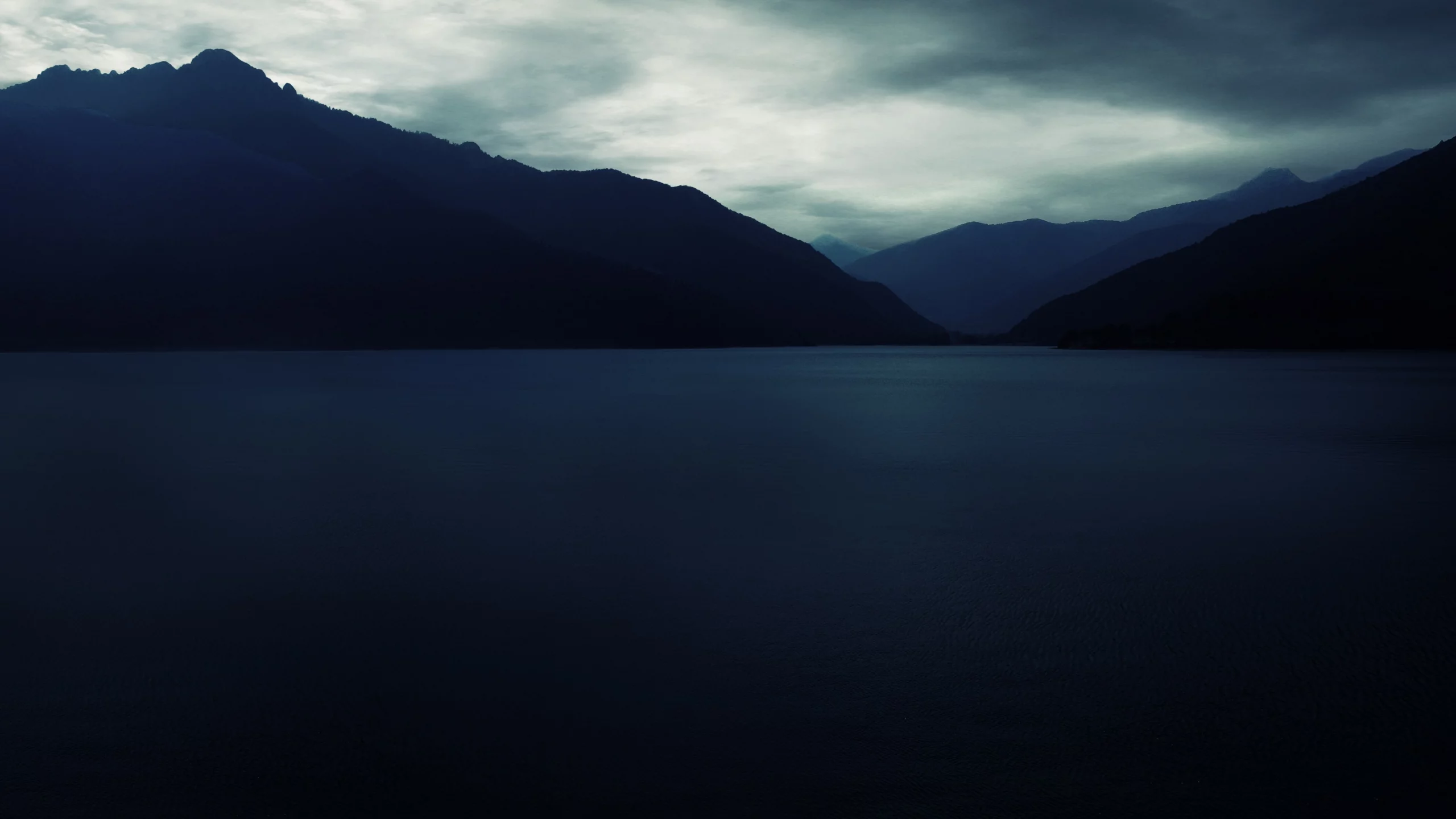 пейзажи, горы, море, deep blue
