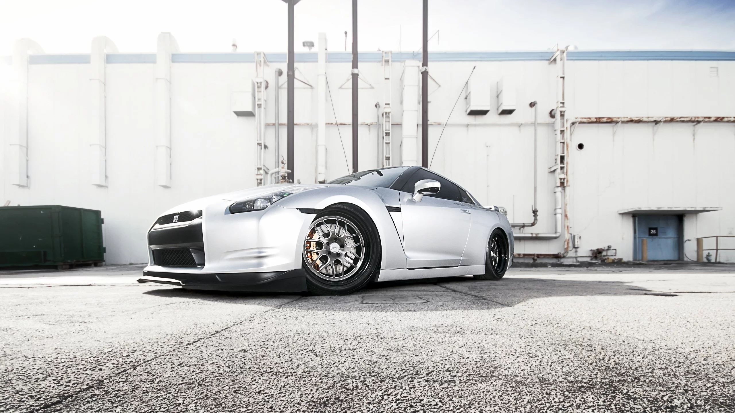 дом, nissan gt-r, асфальт