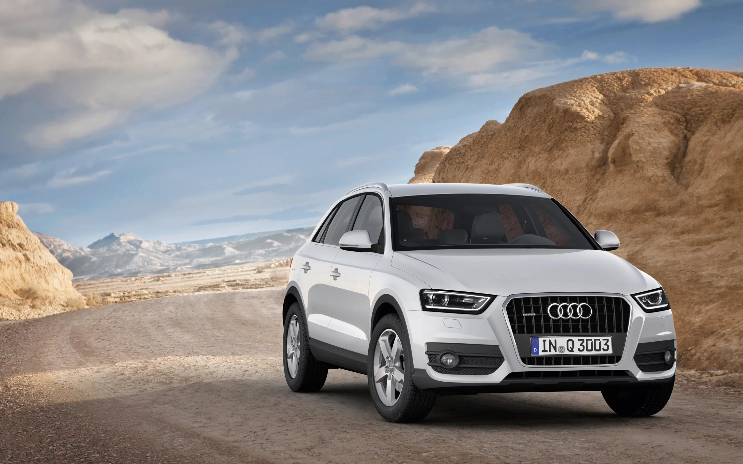 silver, q3, audi