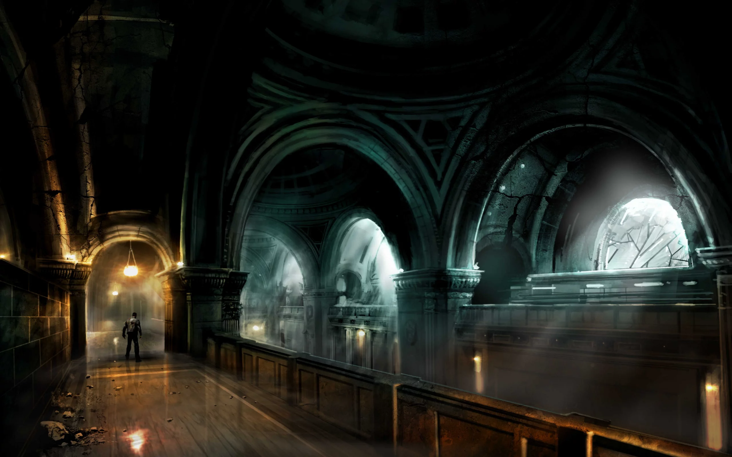 pс, alone in the dark, artwork