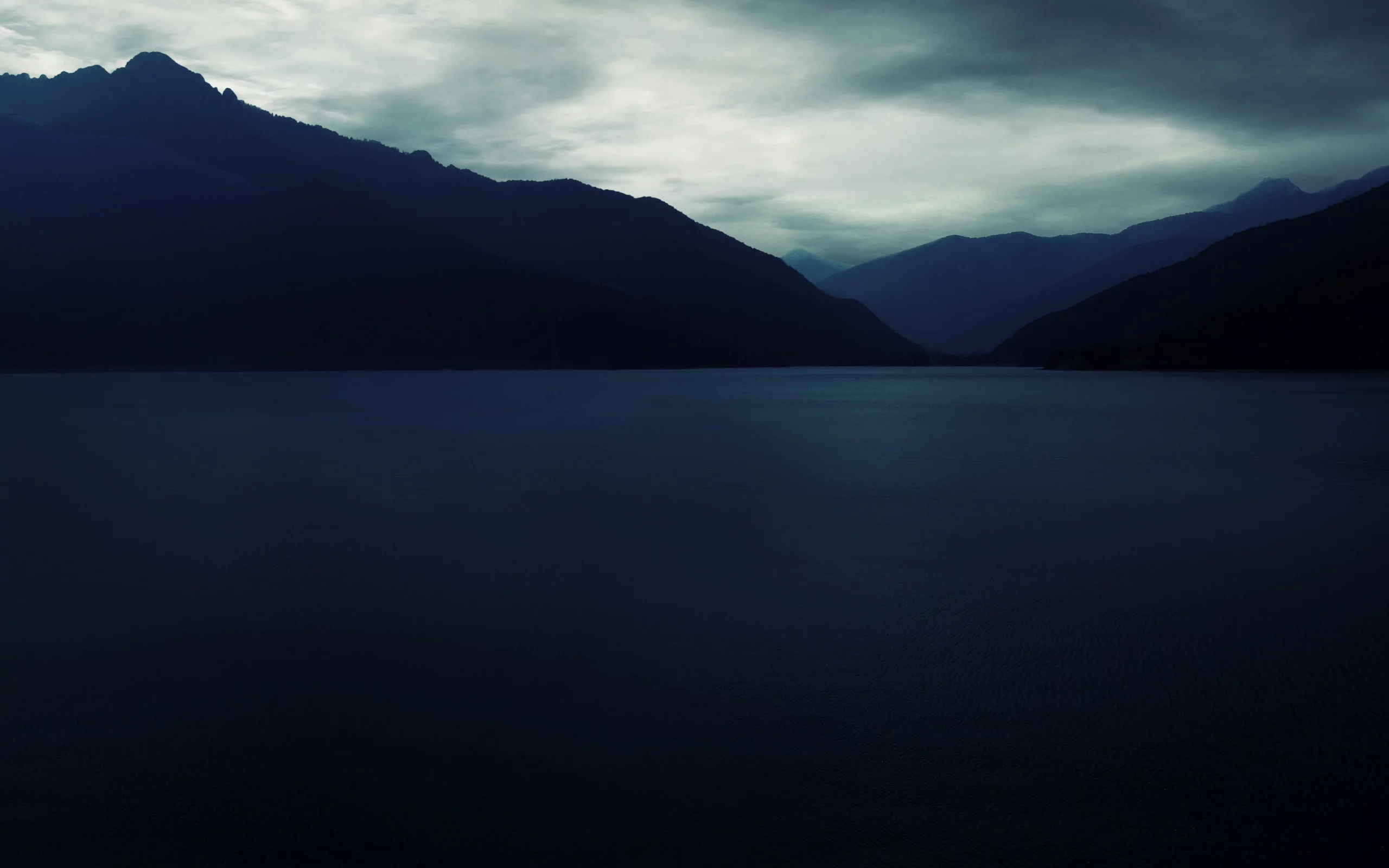 пейзажи, горы, море, deep blue