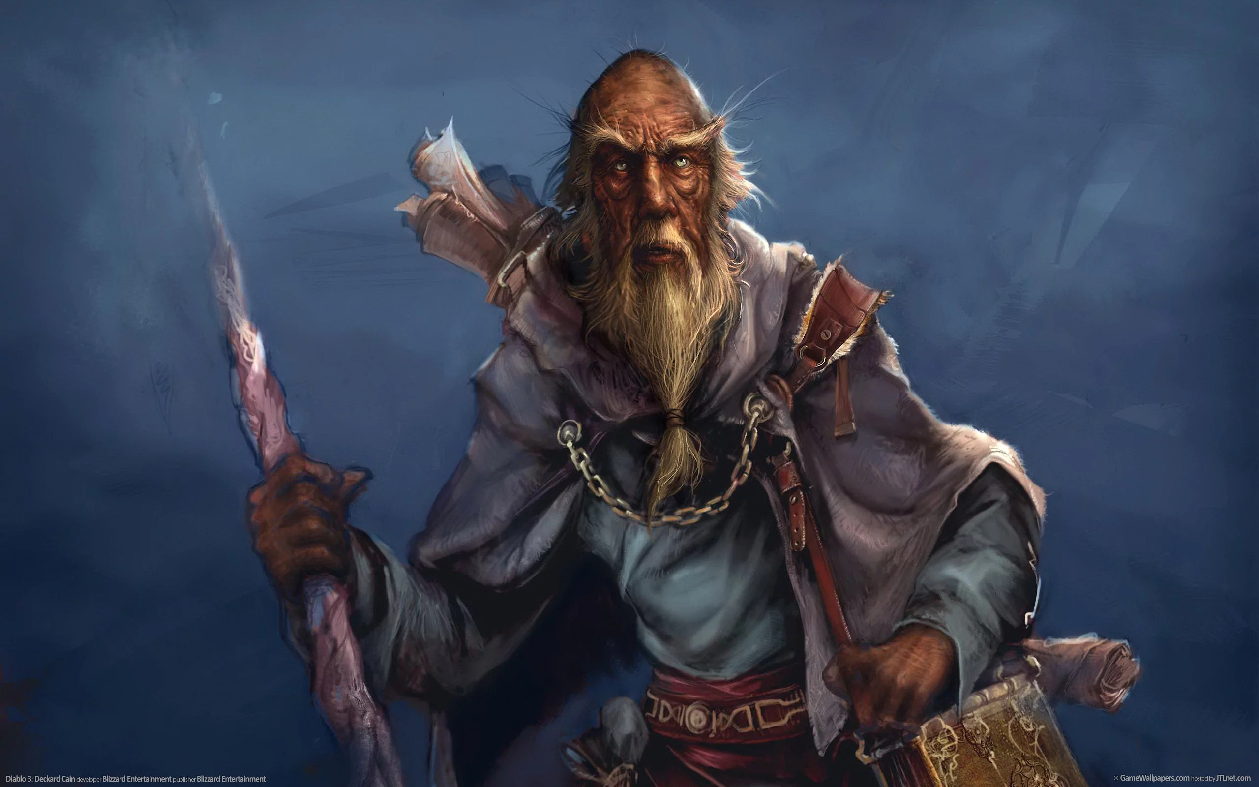 blizzard entertainment, декард каин, gamewallpapers, диабло, deckard cain, последний из хорадрима, diablo3