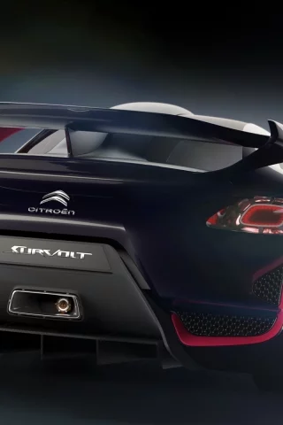 survolt, задний вид, автомобиль, citroen