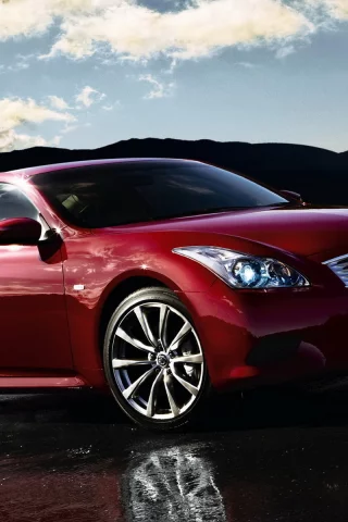 крутая, машина, nissan skyline 370 gt coupe