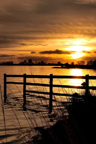 природа, пейзаж, озеро, вода