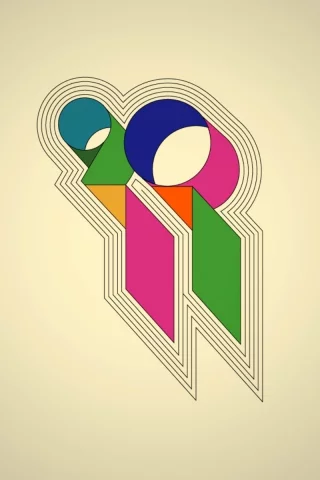 фон, арт, фигура, обои, графика, минимализм