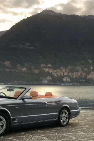 горы, bentley, море, azure-t