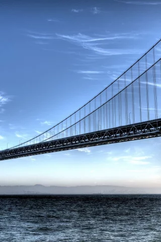 город, небо, сан франциско, san francisco, облака, мост