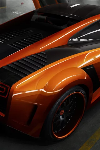 lamborghini, оранж, gallardo