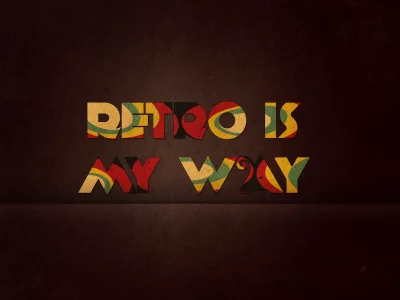 надпись, минимализм, фон, retro is my way, обои, стиль
