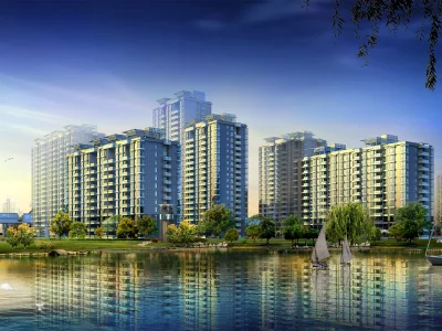 город, строения, небоскребы, здания