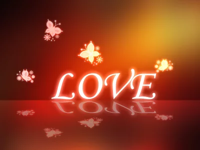 бабочки, любовь, love