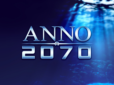 под водой, anno2070, синий фон
