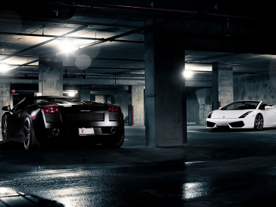 чёрный, авто фото, cars, auto wallpapers, lamborghini, тачки, авто обои, gallardo, белый