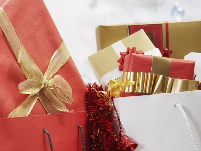 ленточка, новый год, мишура, подарок, new year, бантик, подарки, праздник, лента