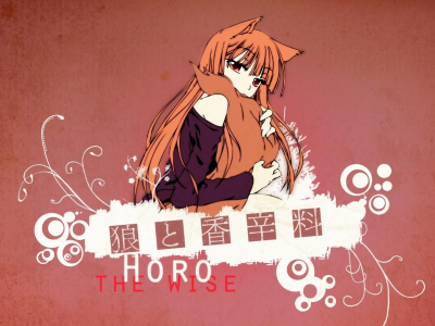 хвост, foxgirl, волчица и пряности, уши, horo, spice and wolf