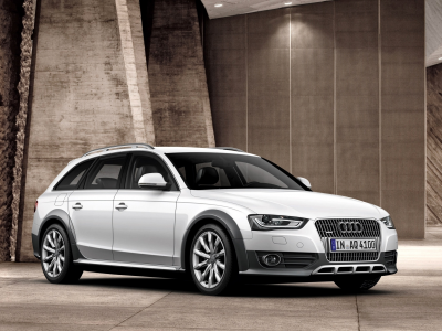 allroad, audi a4, allroad-belyj