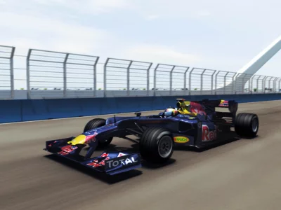 red bull rb6, болид, мост
