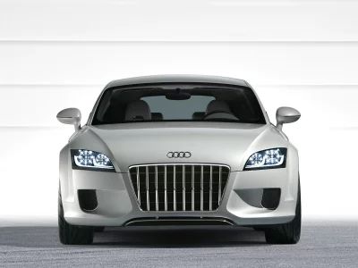 audi, белый, brake, concept, фон, shooting