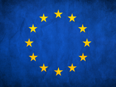 flag, european union, grunge