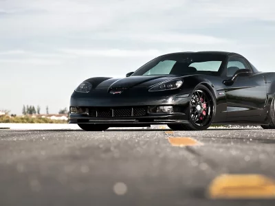 шевроле, чёрный, разметка, corvette, black, chevrolet, корвет, асфальт, z06
