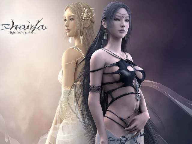 light, волшебници, darkness, and, shaiya