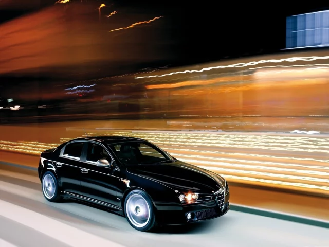 159, фон, alfa romeo, машины, движение