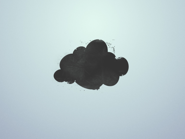 облако, минимализм, гранж