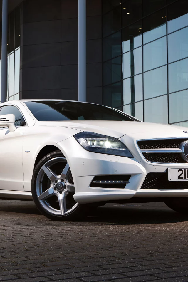 цлс, mercedes-benz, мерседес, cdi, белый, cls350, солнце, здание