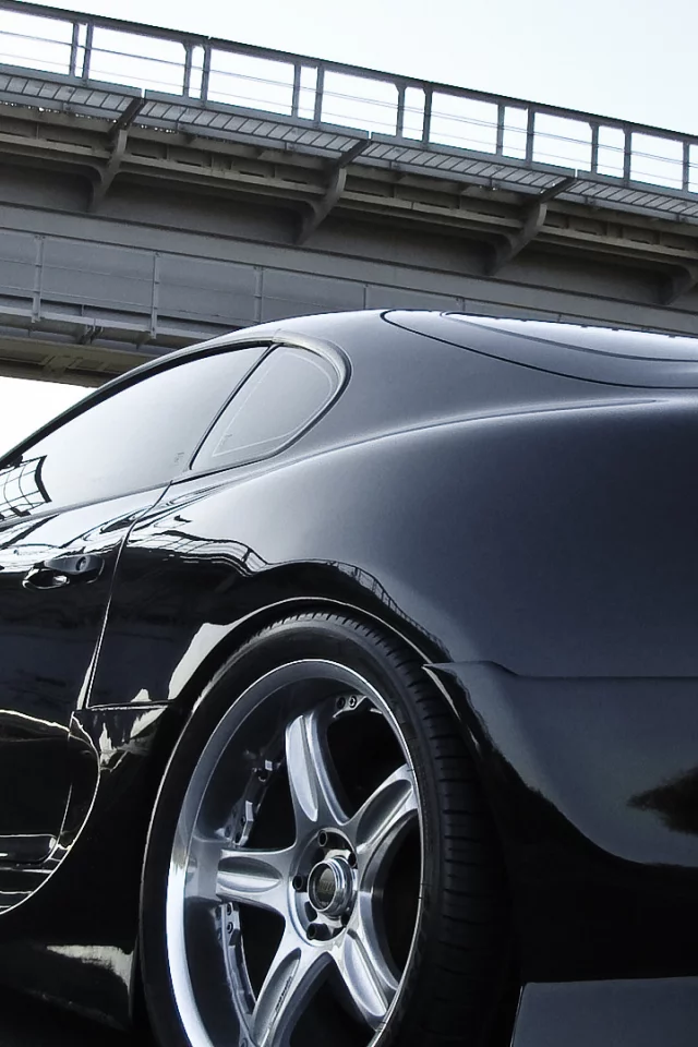 чёрная, jdmtuning, toyota