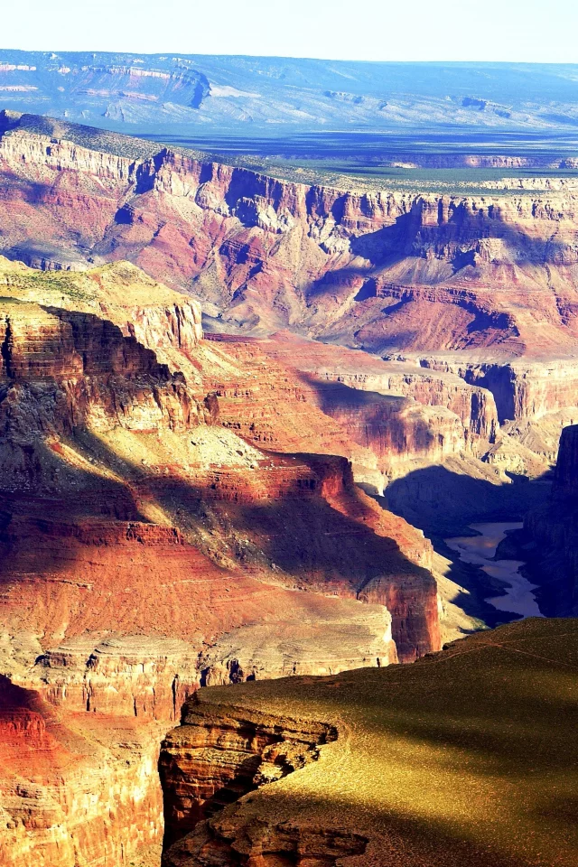 тени, grand canyon, скалы