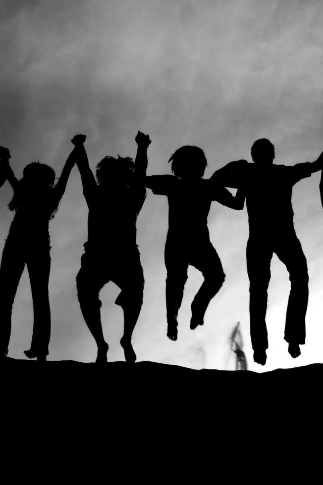 позитив, jump, black, прыжок, люди, чб, joy, people, радость, positive