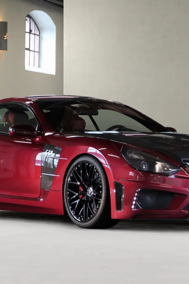 красный, сл класс, красный, r230, red, royale, отражение, мерседес бенц, carlsson, mercedes-benz, блеск, sl-klasse, передняя часть, c25