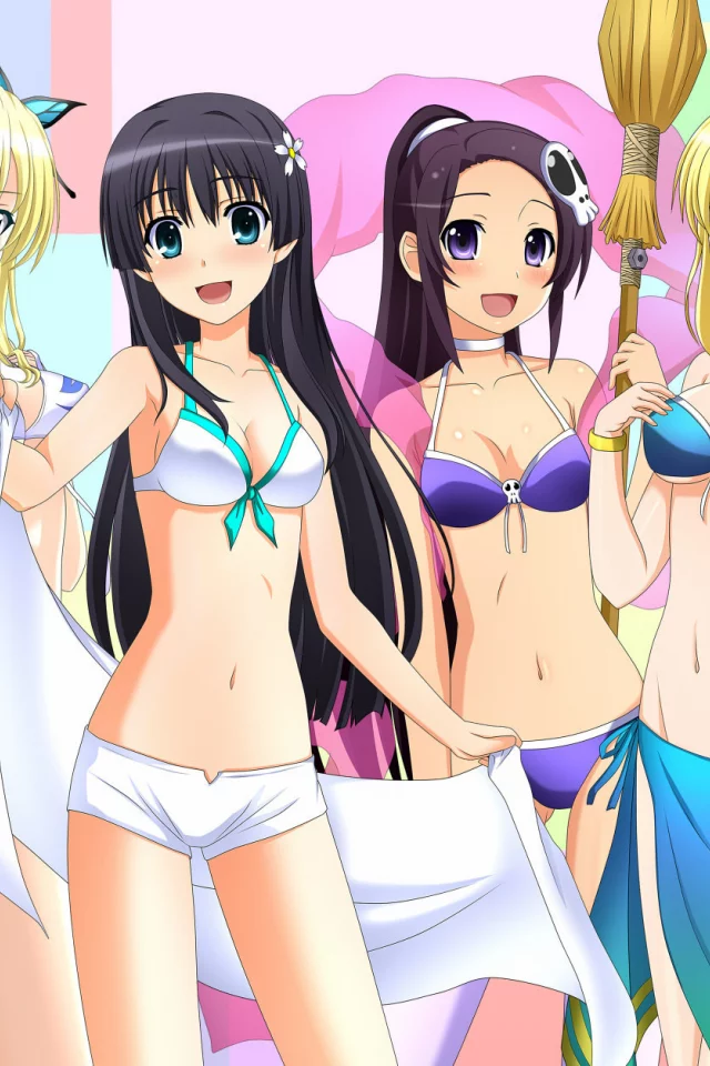 matsumae ohana, harukaze asuna, девушки, hinamori amu, saber, kashiwazaki sena