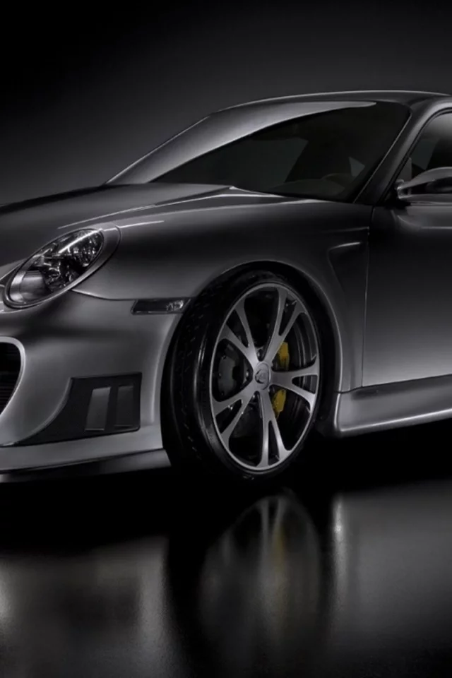super, диски, серый, спойлер, фон, porsche