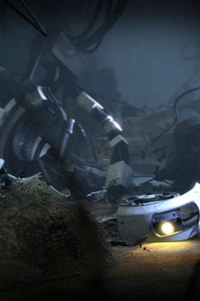 glados, глэдос, портал 2, разруха, portal 2