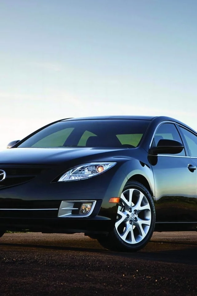 mazda, шесть, небо, мазда, 6, закат