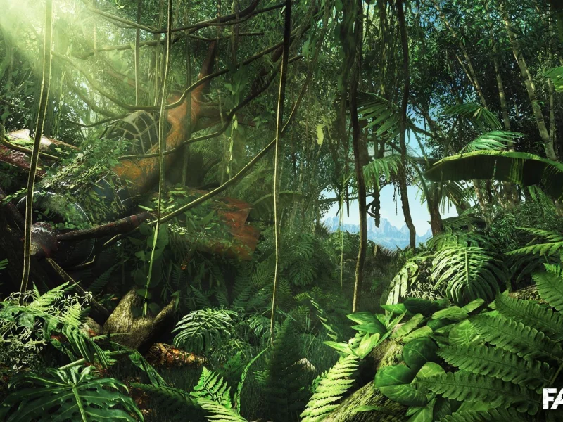 самолет, game, заросли, крушение, игра, джунгли, far cry 3