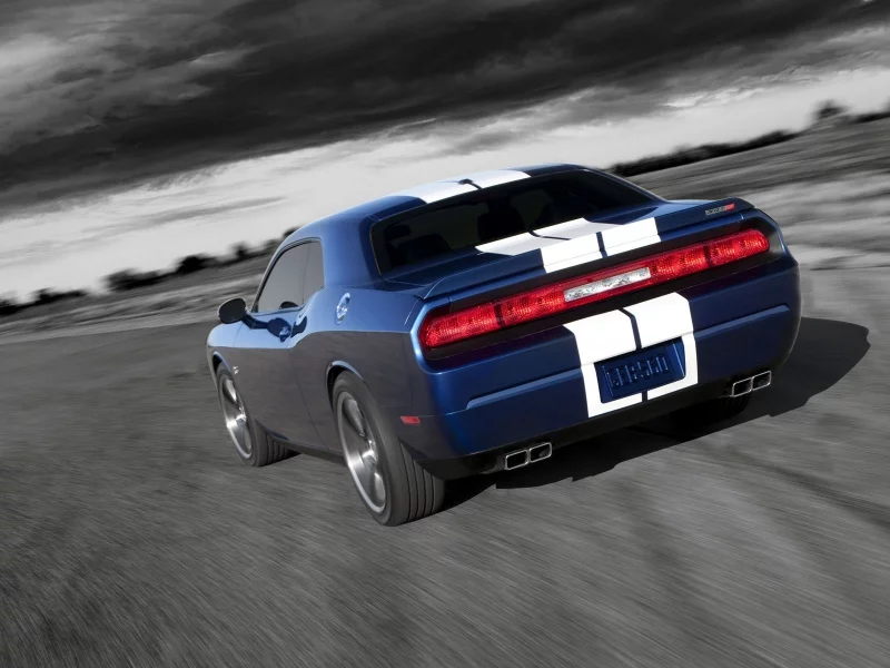 challenger, blue, dodge, 392, srt8, inaugural edition, передняя часть