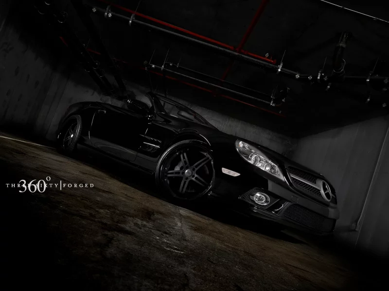 sl, mercedes benz, amg, sl black