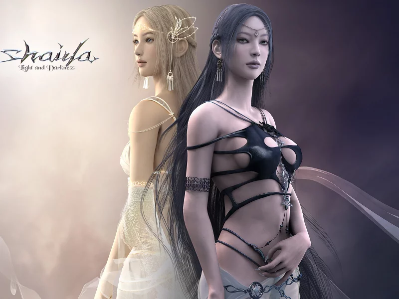 light, волшебници, darkness, and, shaiya