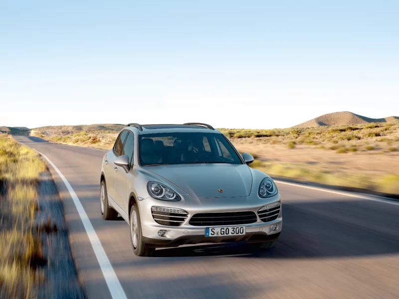 silver, porsche, cayenne