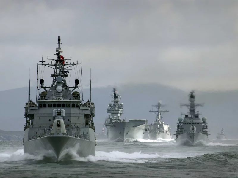 фото, судно, океан, эскадра, вмф, военно-морской флот, корабли, вода, море