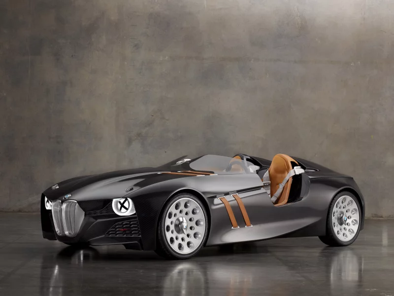 bmw, отражение, концепт, concept, 328 hommage, чёрный