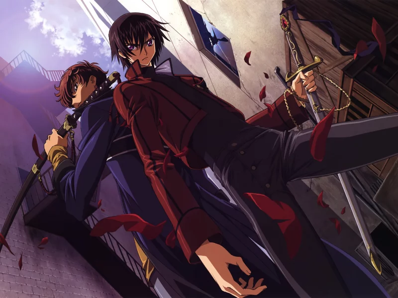 suzaku, lelouch, code geass