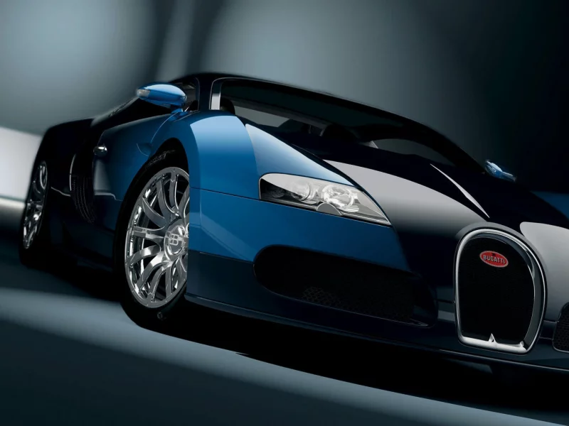 bugatti, перед, veyron