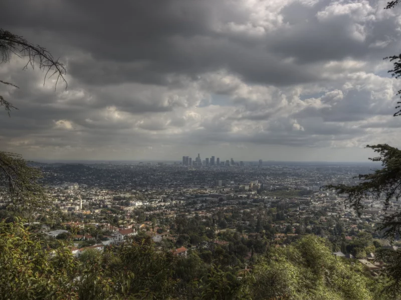 лос-анджелес, los angeles, la, калифорния, california, skyline, usa